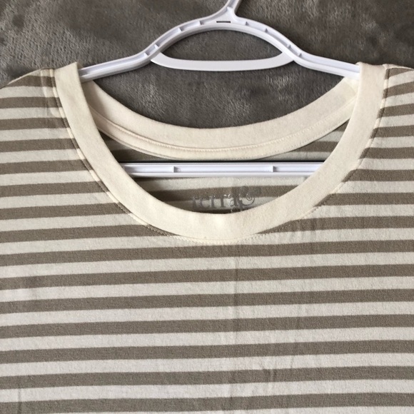 Terra Sky Set of 2 T-Shirts 3XL & 2XL Stripes Crewneck Short Sleeve Plus Size - Picture 4 of 14